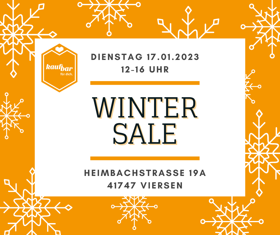 Winter Sale in der kaufbar an der Heimbachstraße in Viersen ab 17.1.