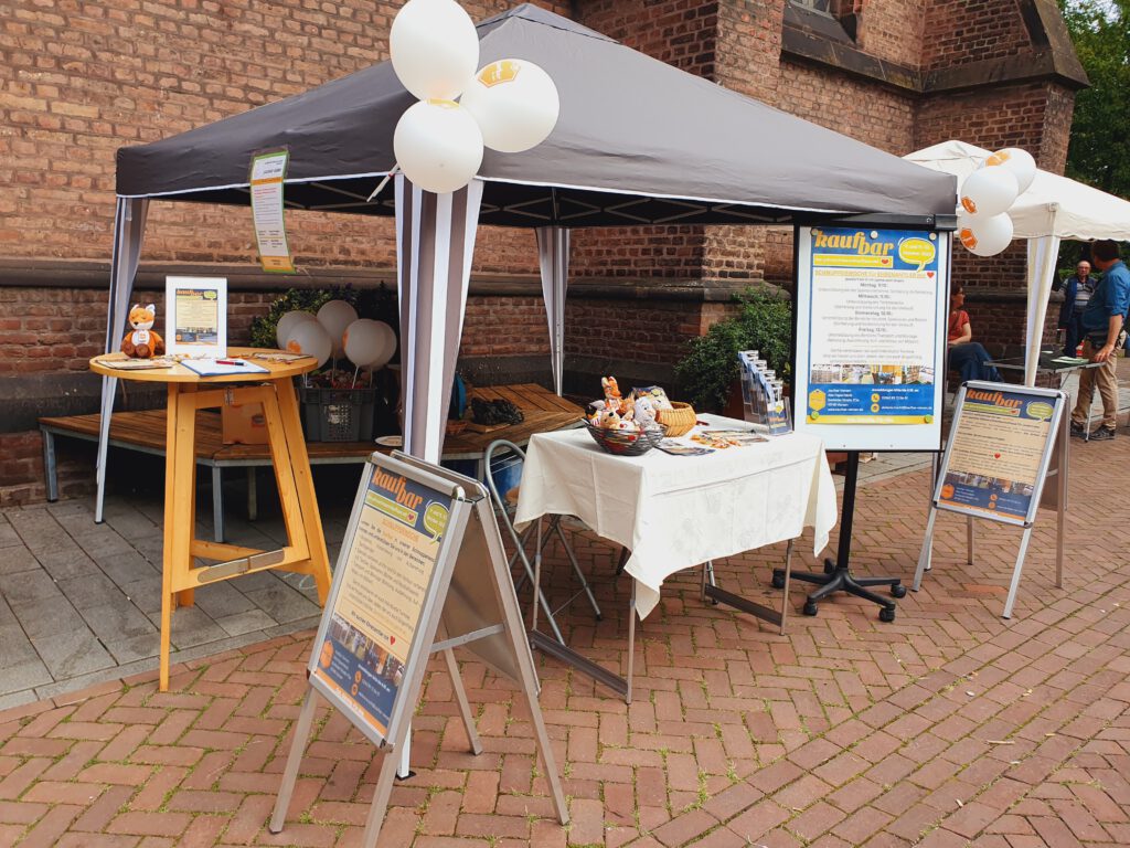 Der Stand der kaufbar beim Sozialen Markt 2023